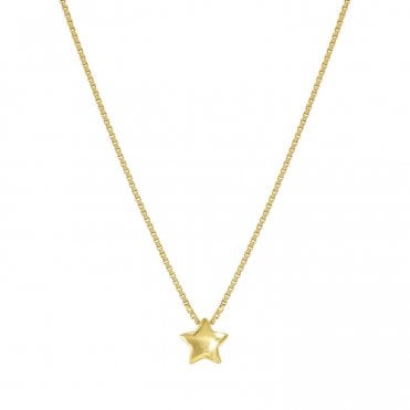 Armonica Gold PVD Single Star Necklace