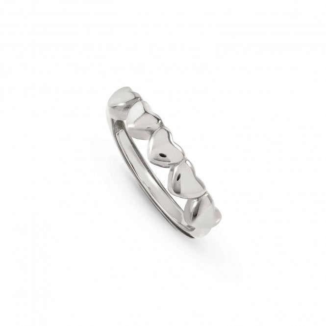 NOMINATION ITALY Armonica Silver Hearts Ring
