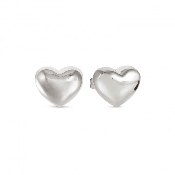 NOMINATION ITALY Armonica Silver Large Heart Stud Earrings
