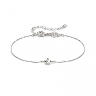 Armonica Silver Single Star Bracelet