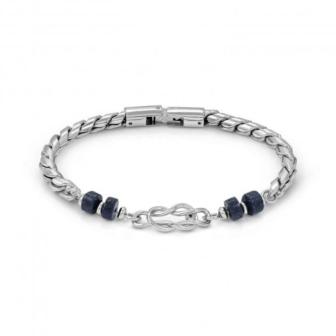 NOMINATION ITALY Atlante Stainless Steel and Sodalite Bracelet