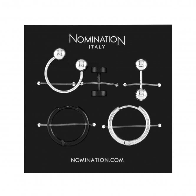 NOMINATION ITALY B-YOND Pack of 5 Steel Earrings