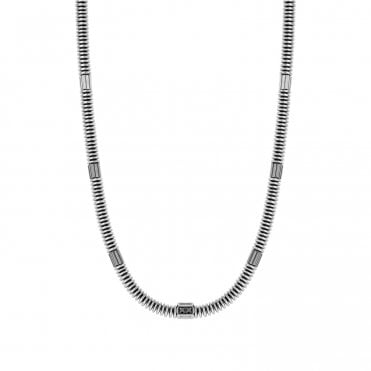 B-YOND Stainless Steel with Cubic Zirconia Necklace