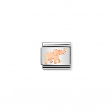 Classic Bonded Rose Gold Elephant Charm