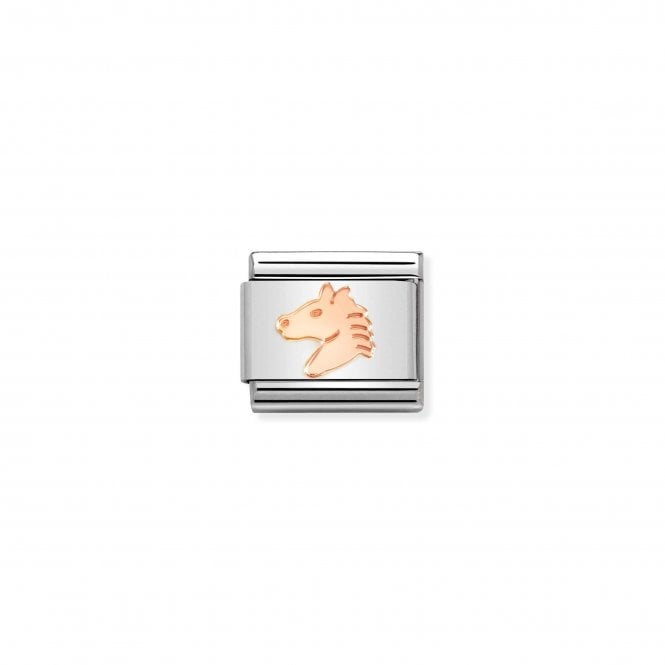 NOMINATION ITALY Classic Bonded Rose Gold Horse Head Charm