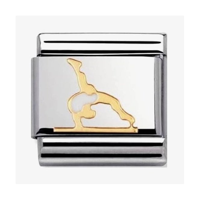 NOMINATION ITALY Classic Bonded Yellow Gold Gymnastics Charm