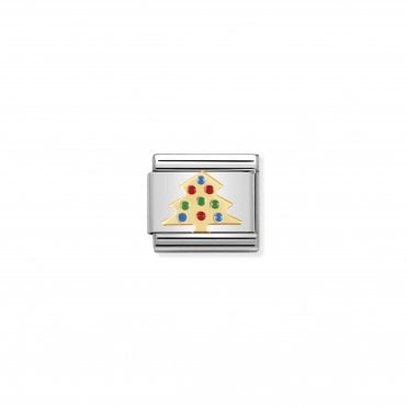 Classic Coloured Christmas Tree Charm