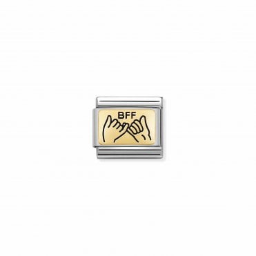 Classic Gold BFF Hands Charm