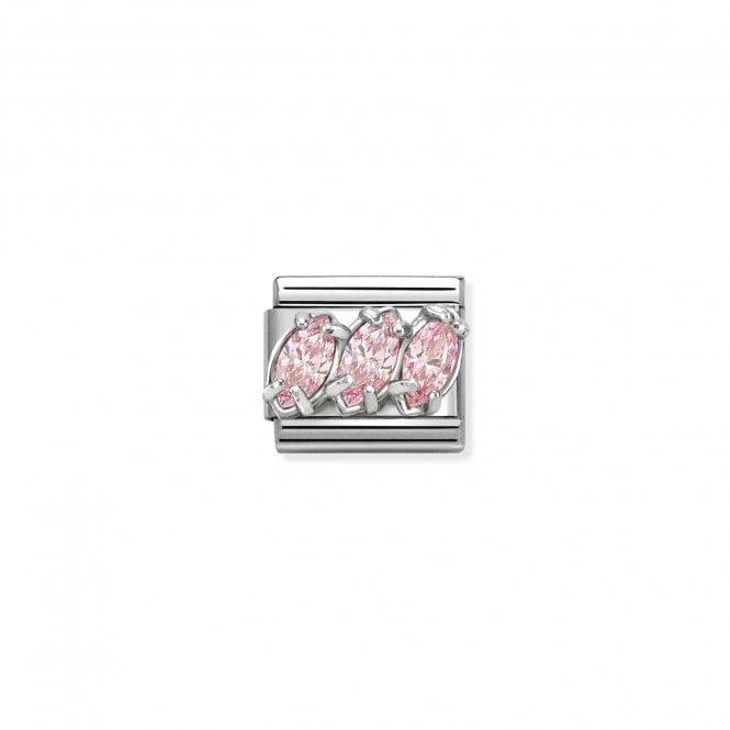 NOMINATION ITALY Classic Pink CZ Trilogy Charm