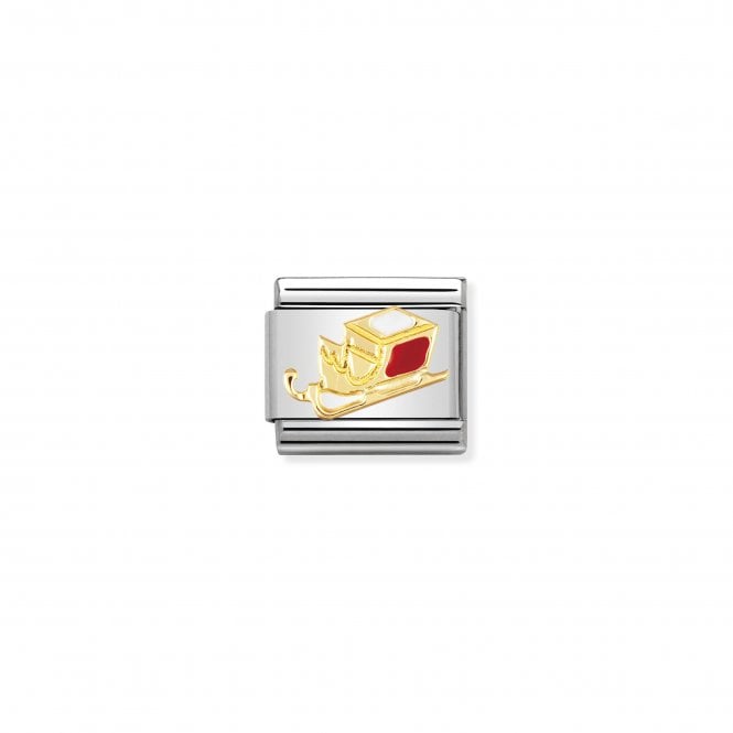 NOMINATION ITALY Classic Red and White Sleigh Charm
