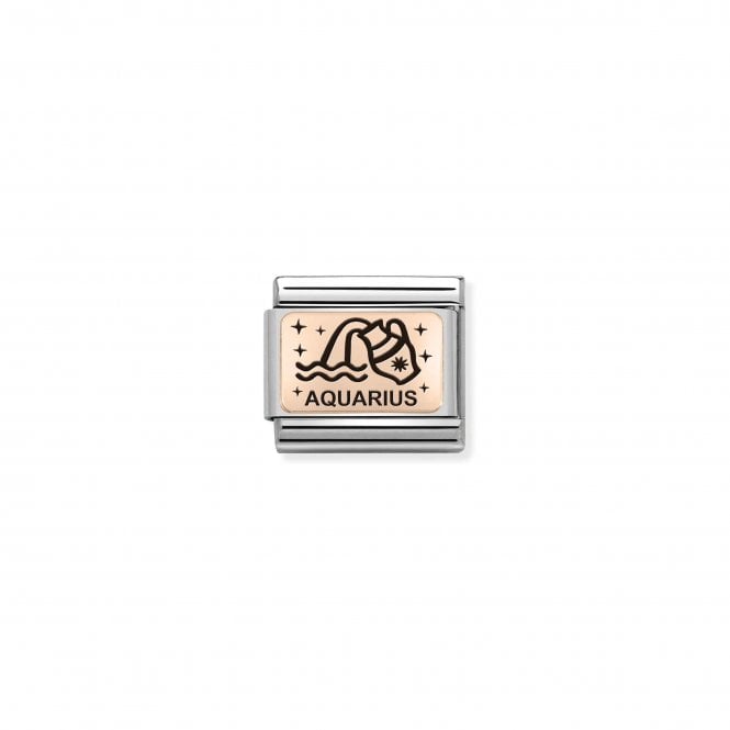 NOMINATION ITALY Classic Rose Gold Aquarius Charm