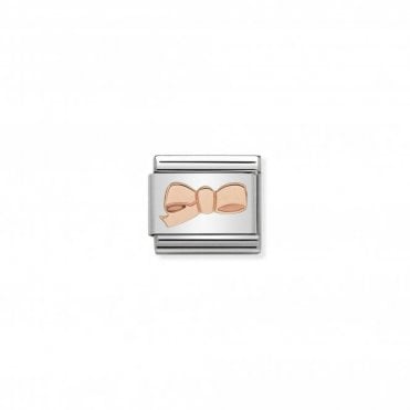 Classic Rose Gold Bow Charm