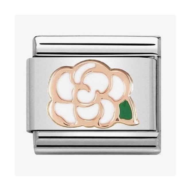 NOMINATION ITALY Classic Rose Gold Camelia Flower Charm