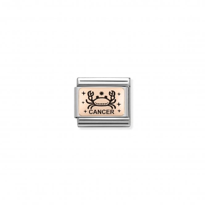 NOMINATION ITALY Classic Rose Gold Cancer Charm