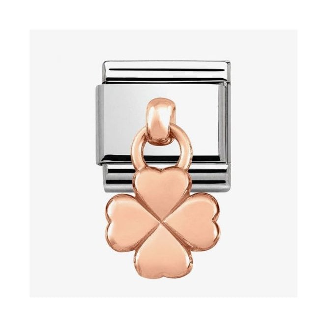 NOMINATION ITALY Classic Rose Gold Clover Pendant Charm