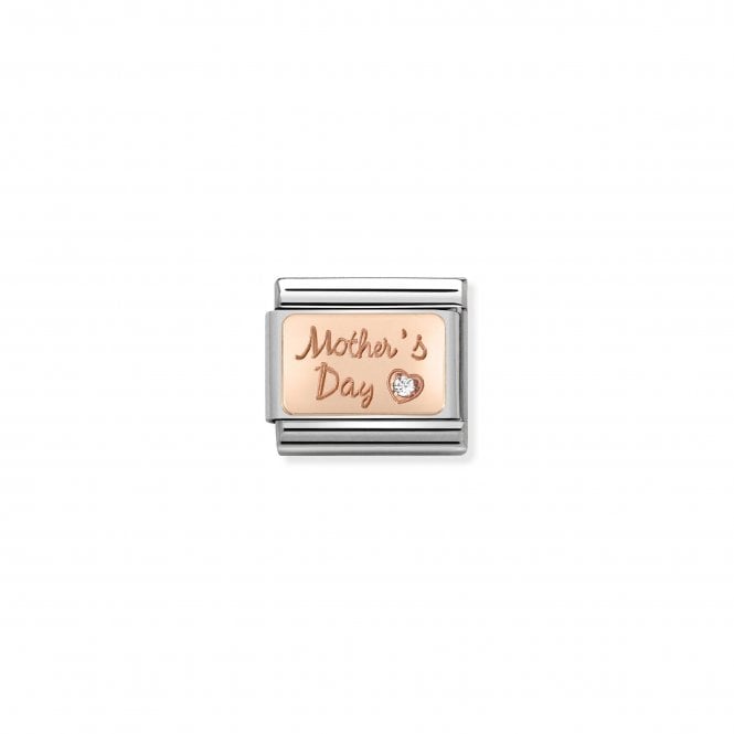 NOMINATION ITALY Classic Rose Gold & CZ Mother's Day Charm