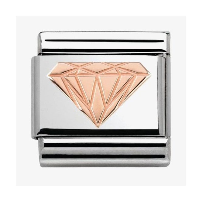 NOMINATION ITALY Classic Rose Gold Diamond Charm
