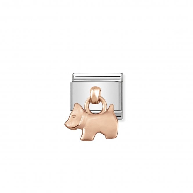 NOMINATION ITALY Classic Rose Gold Dog Drop Charm