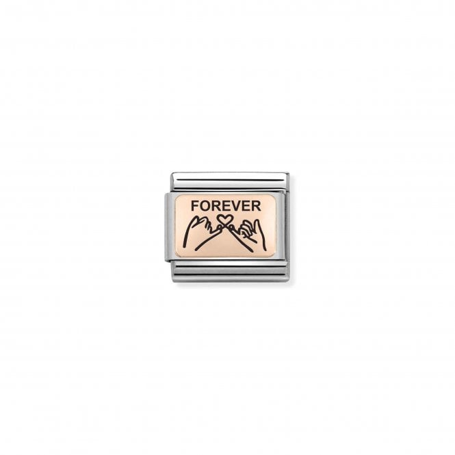 NOMINATION ITALY Classic Rose Gold Forever Hands Charm