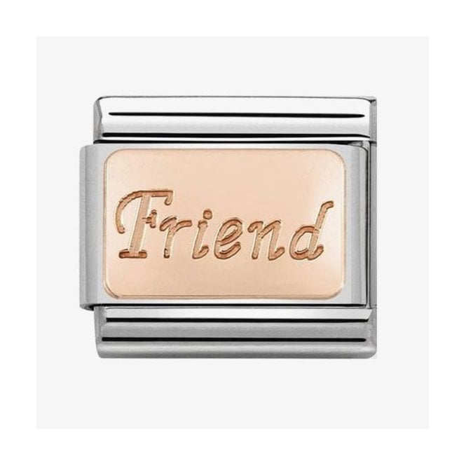 NOMINATION ITALY Classic Rose Gold Friend Charm