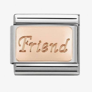 Classic Rose Gold Friend Charm