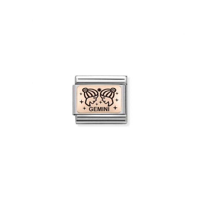 NOMINATION ITALY Classic Rose Gold Gemini Charm