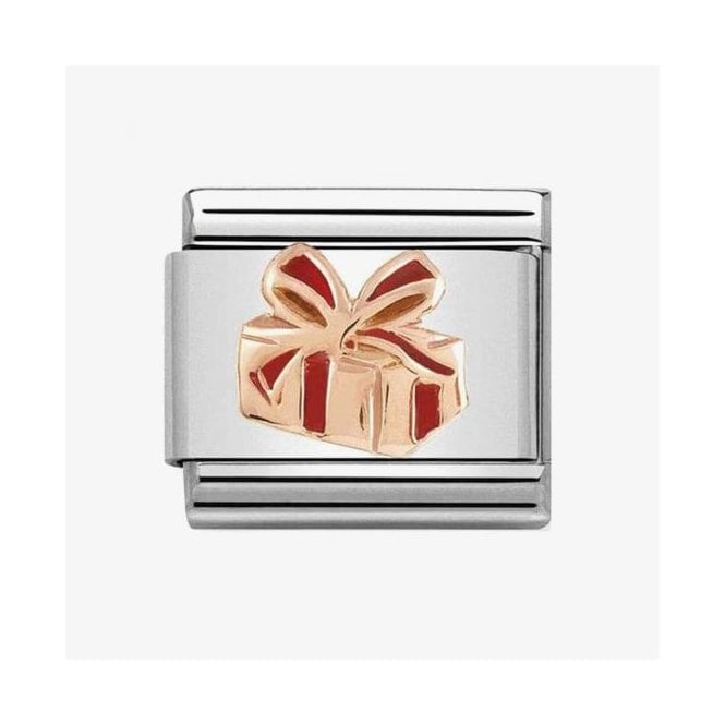 NOMINATION ITALY Classic Rose Gold Gift with Red Enamel Charm