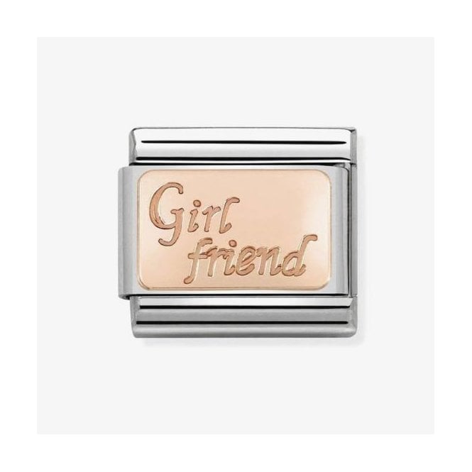 NOMINATION ITALY Classic Rose Gold Girlfriend Charm