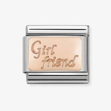 Classic Rose Gold Girlfriend Charm