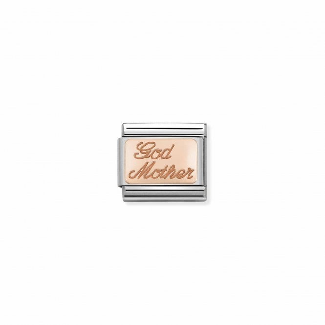 NOMINATION ITALY Classic Rose Gold God Mother Charm