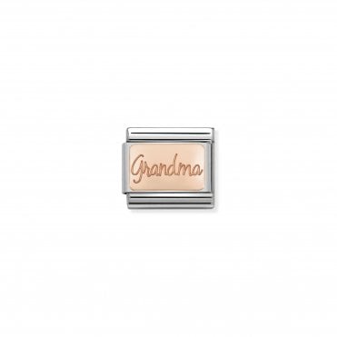 Classic Rose Gold Grandma Charm