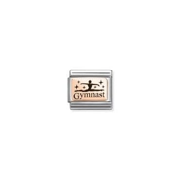 Classic Rose Gold Gymnast Charm