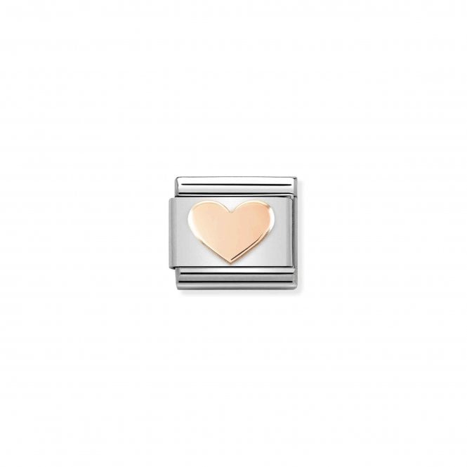 NOMINATION ITALY Classic Rose Gold Heart Charm