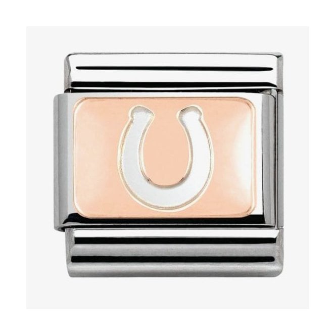 NOMINATION ITALY Classic Rose Gold Horseshoe Charm