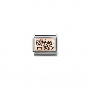 Classic Rose Gold Hug Me Charm