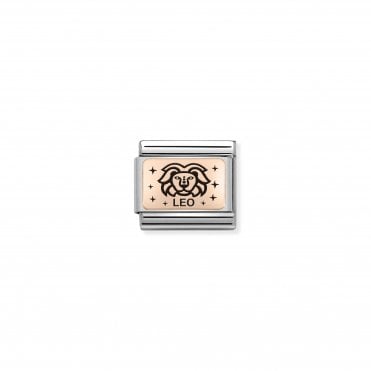 Classic Rose Gold Leo Charm