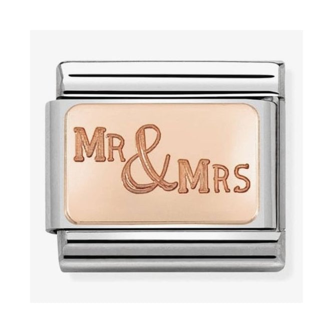 NOMINATION ITALY Classic Rose Gold Mr & Mrs Charm