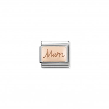 Classic Rose Gold Mum Charm