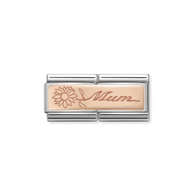 NOMINATION ITALY Classic Rose Gold Mum Double Charm