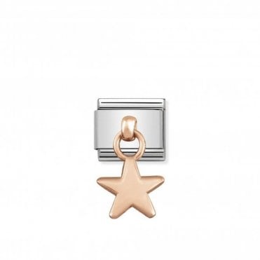 Classic Rose Gold Pendant Star Charm