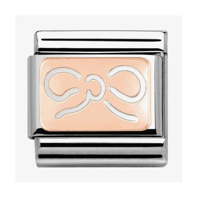 NOMINATION ITALY Classic Rose Gold Ribbon Charm