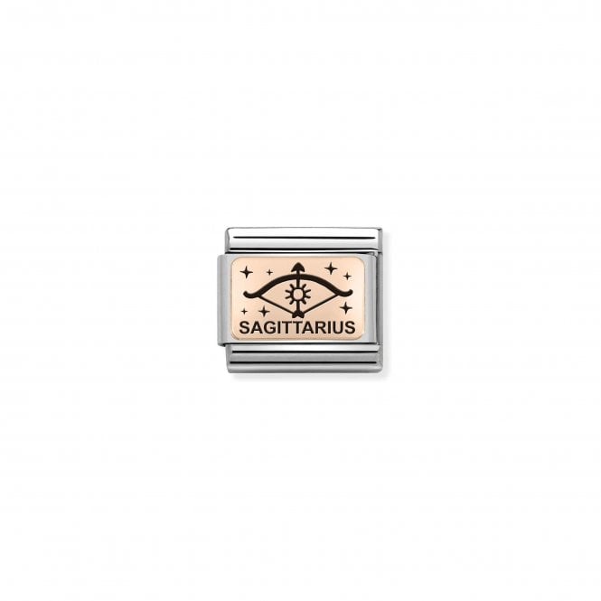 NOMINATION ITALY Classic Rose Gold Sagitarrius Charm