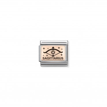 Classic Rose Gold Sagitarrius Charm