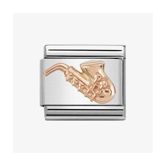 NOMINATION ITALY Classic Rose Gold Saxophone Charm