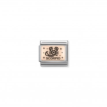Classic Rose Gold Scorpio Charm