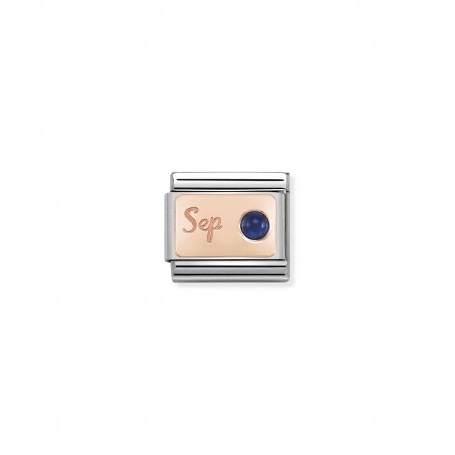 NOMINATION ITALY Classic Rose Gold September Sapphire Charm