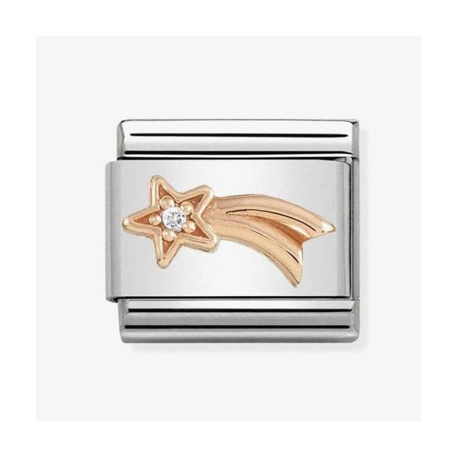 NOMINATION ITALY Classic Rose Gold Shooting Star Charm