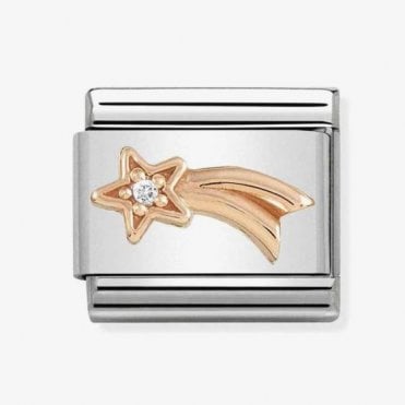 Classic Rose Gold Shooting Star Charm