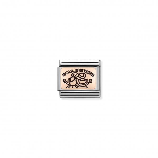 NOMINATION ITALY Classic Rose Gold Soul Sisters Charm