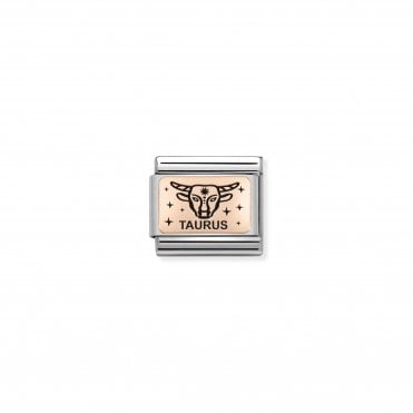 Classic Rose Gold Taurus Charm